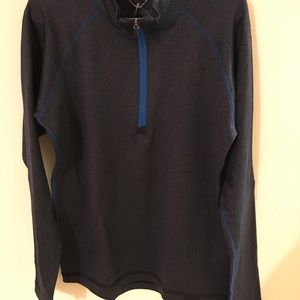 Kids' ® Heavyweight Zip-Neck navy blue / small 8